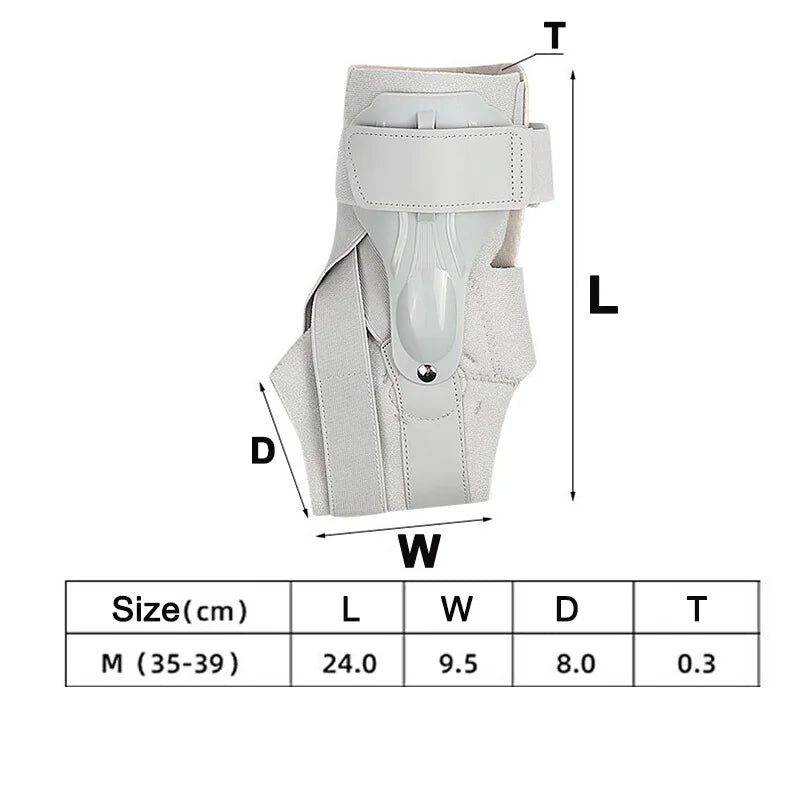1PC Ankle Support Strap Ankle Brace Sprained Ankle Adjustable Basketball Guard Strap Compression Side Stabilize Ankle Brace