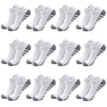 12/24Pairs Ankle Athletic Running Socks Cushioned Breathable Low Cut Sports Tab Socks For Men And Women