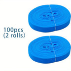 100pcs Disposable Tourniquets, Emergency Hemostatic Equipment, Rre Cut Disposable Strip Tourniquets, Intravenous Infusion Straps