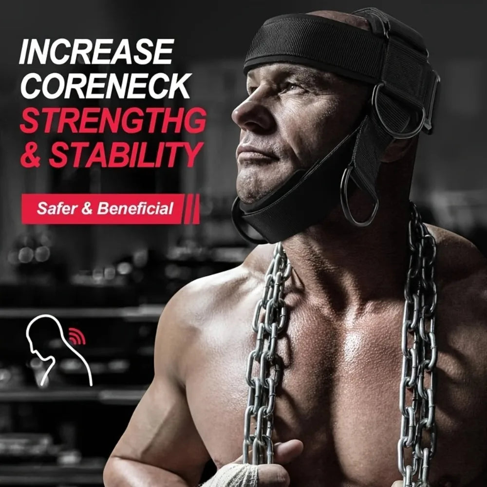 Head Trainer Weight Lifter - Neck Brace for Strengthening Neck and Core Muscles - Neck Exerciser