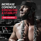 Head Trainer Weight Lifter - Neck Brace for Strengthening Neck and Core Muscles - Neck Exerciser