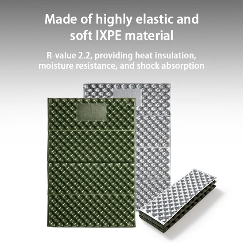 Ultralight Egg Nest Folding Seat Cushion IXPE Honeycomb Foam Camp Mat Portable Waterproof Seat for Hiking Travel Picnic Fishing