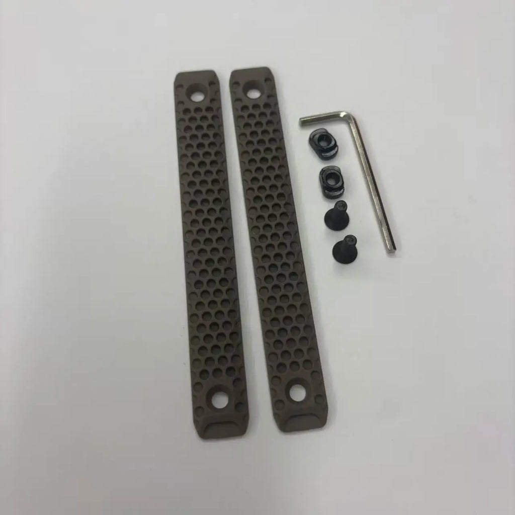 2pcs/set Tactical Nylon Rail Hand Protection M-lok Rail Cover Panel for M-lok System 120MM 80MM MLOK Rail Hand Protection