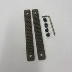 2pcs/set Tactical Nylon Rail Hand Protection M-lok Rail Cover Panel for M-lok System 120MM 80MM MLOK Rail Hand Protection