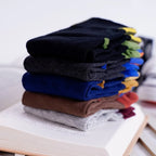 5 Pairs Men's Casual Five-Toe Cotton Socks Breathable Sports Soft High Quality Split Toe For Men Hiking Basketball Running