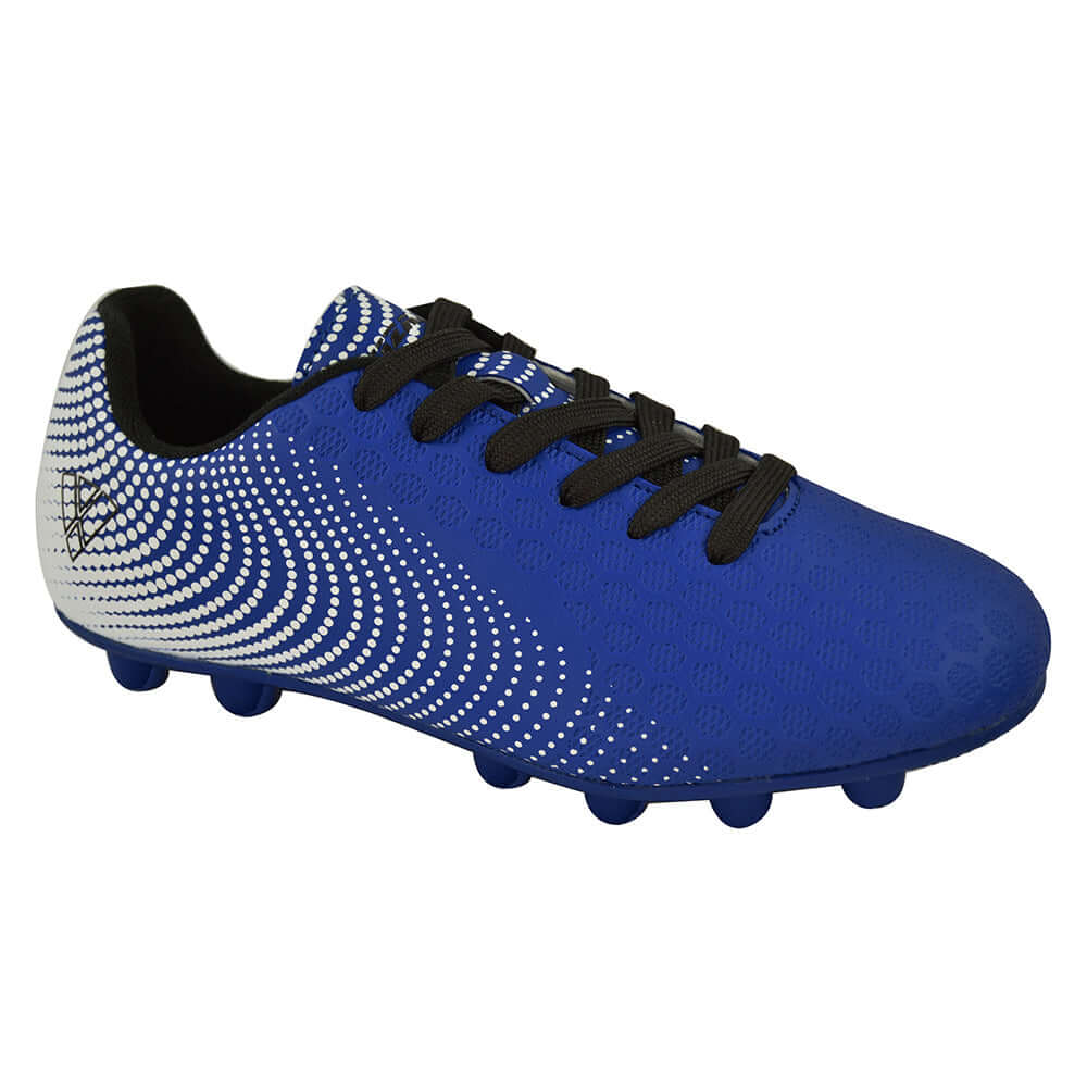 Vizari Stealth Kids Firm Ground Soccer Cleats – Blue/White