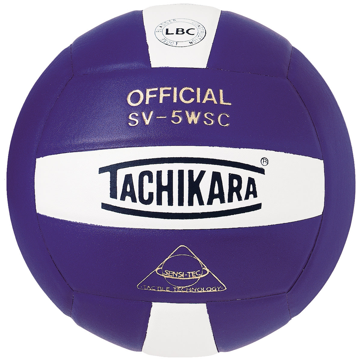 Tachikara Sv5Wsc Sensi-Tec Composite  Volleyball (Purple And White)