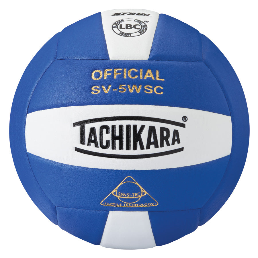 Tachikara Sv5Wsc Sensi-Tec Composite  Volleyball (Blue And White)