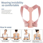 1PC Adjustable Rectify Posture Back Invisibility Breathable Posture Corrector Belt Support Belt Back Neck Brace Posture Training