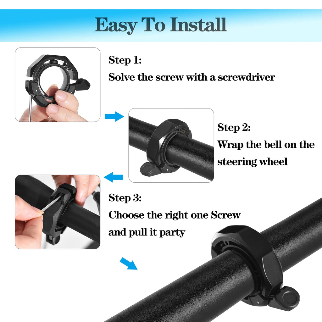 Bike Bell Bicycle Ring For Road Bicycles Accessories Bike Bells Handlebar Horn Safety Warning Cycling Sports Durable Durable