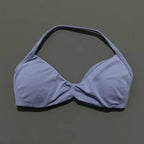 Sports Strappy Bra Yoga Underwear Women Gym Top Running Exercise Backless Bra High Support Active Wear Fitness Workout Halter