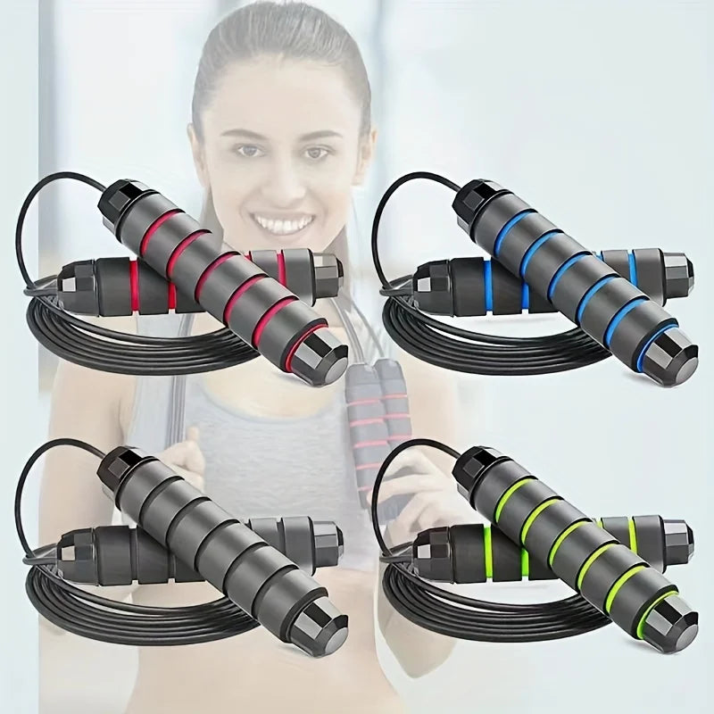 Rope skipping, anti winding fast rope skipping cable with ball bearing, suitable for women, men and children, adjustable steel r