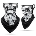 3D Skull Summer Bandana Hanging Ear Triangle Scarf Cycling Hiking Hunting Fishing Sports Bicycle Face Mask Neck Gaiter Men Women