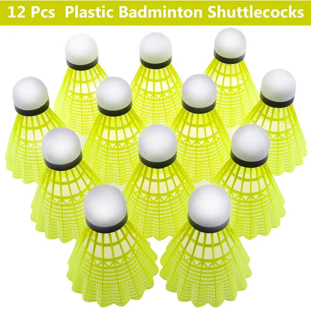 Nylon Badminton Shuttlecocks with Great Stability Durability Indoor Outdoor Sports Training Balls