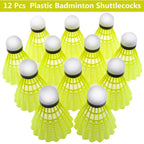 Nylon Badminton Shuttlecocks with Great Stability Durability Indoor Outdoor Sports Training Balls