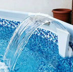 1pc Pool Waterfall Fountain Nozzle, Direct Mount Spray Jet for Above Ground Swimming Pools, Durable Plastic Water Feature
