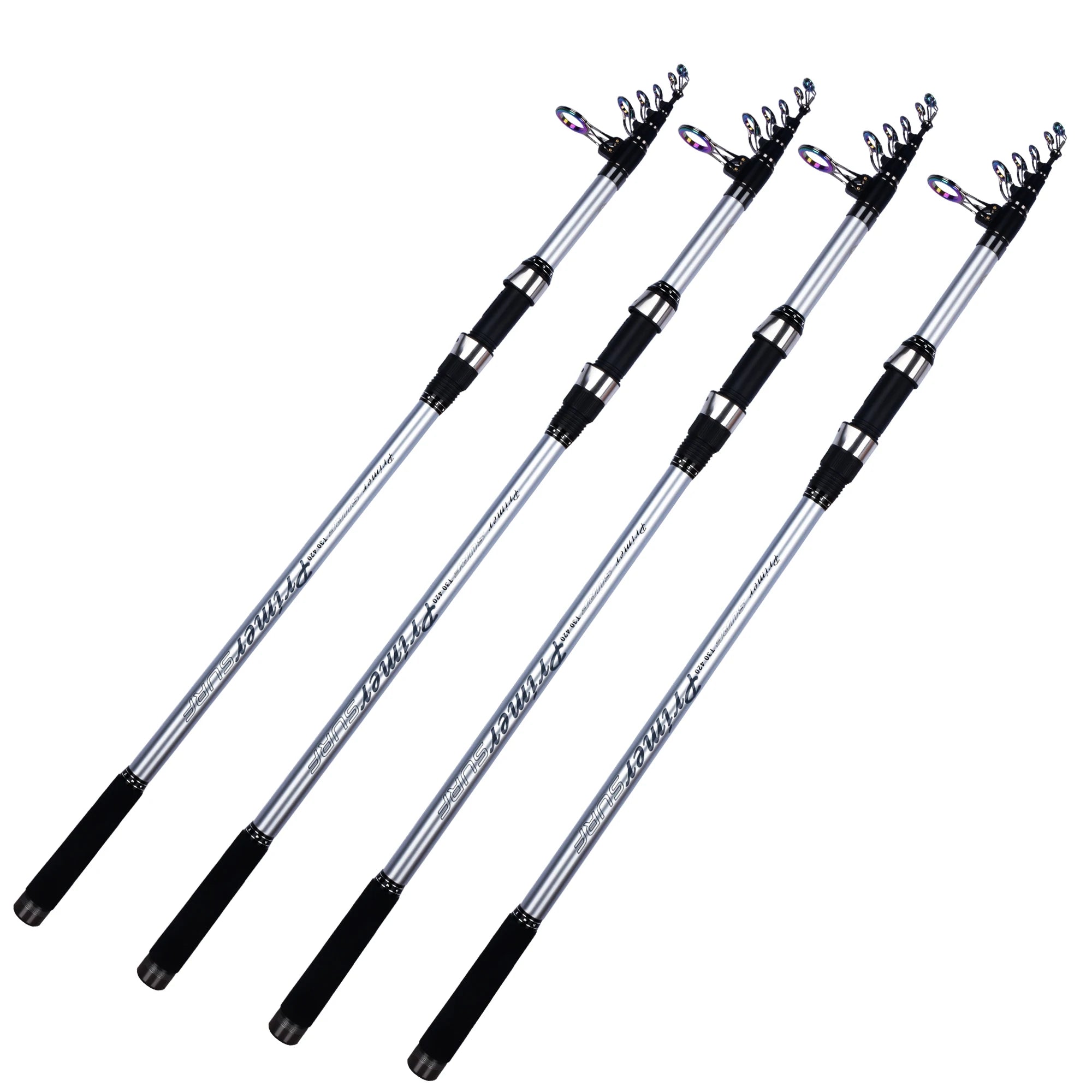 BIUTIFU Telescopic Surf Spinning Fishing Rods 5.3m 5.0m 4.5m 4.2m 3.9m 30T Carbon Power 60-150g Throw Surfcasting Shore Casting Pole
