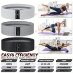 Fabric Resistance Hip Booty Bands Glute Thigh Elastic Workout Squat Circle Stretch Fitness Strips Loops Yoga Gym Equipment