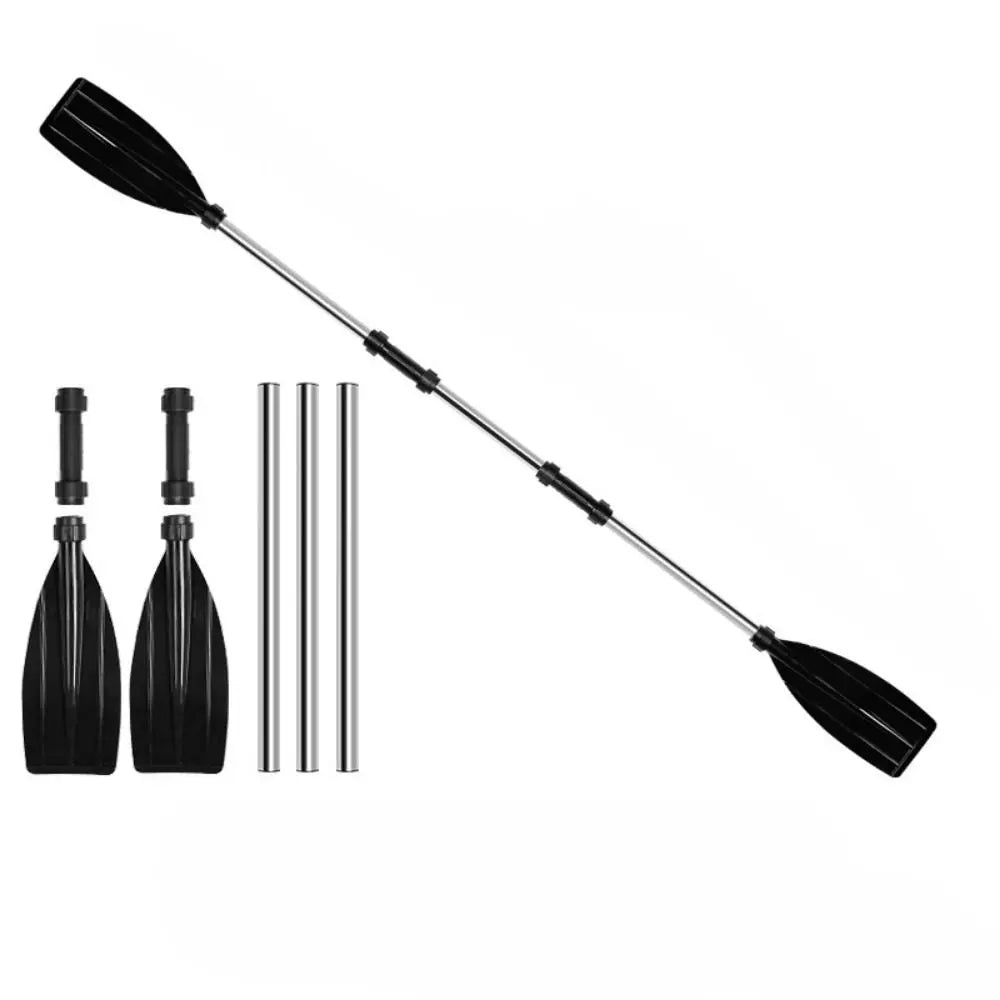 Recreational Aluminum Alloy Kayak Paddles Anti-twist Design Portable Boat Oars Lightweight Durable Fishing Boat Pulp Travel