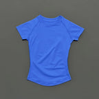 NCOYOE Gym Tank Top Women Short Sleeve Seamless Yoga Top Sports Breathable Slim Fit Workout Shirts Running Fitness Activewear