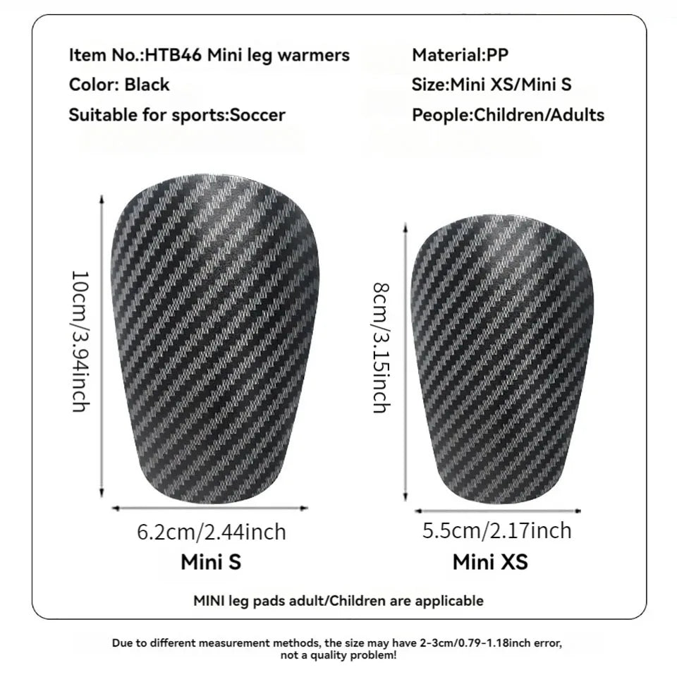 Loogdeel Mini Soccer Shin Guards, Extra Mini Football Shin Guards Kids and Adults Shin Guards Protective Equipment Shin Guards