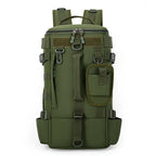 Multifunctional Fishing Backpack Tackle Bag with Rod Holders Fish Equipment Storage Waterproof Wear-resistant Outdoor Sports Bag