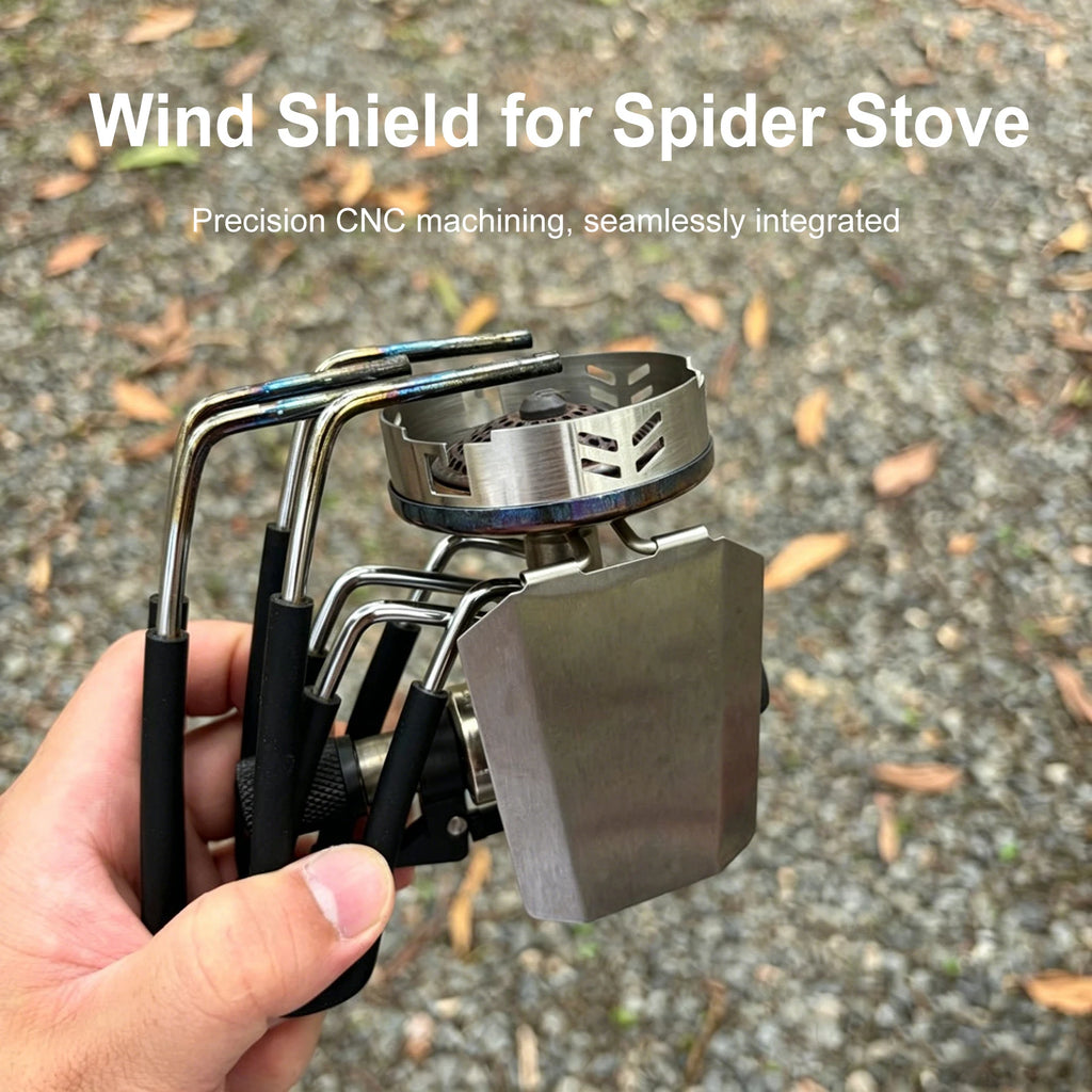 BRS-3000T Special Stainless Steel Windproof Ring Outdoor Gas Furnace Windshield for BRS-3000T SOTO-310 Camping Stove Accessories