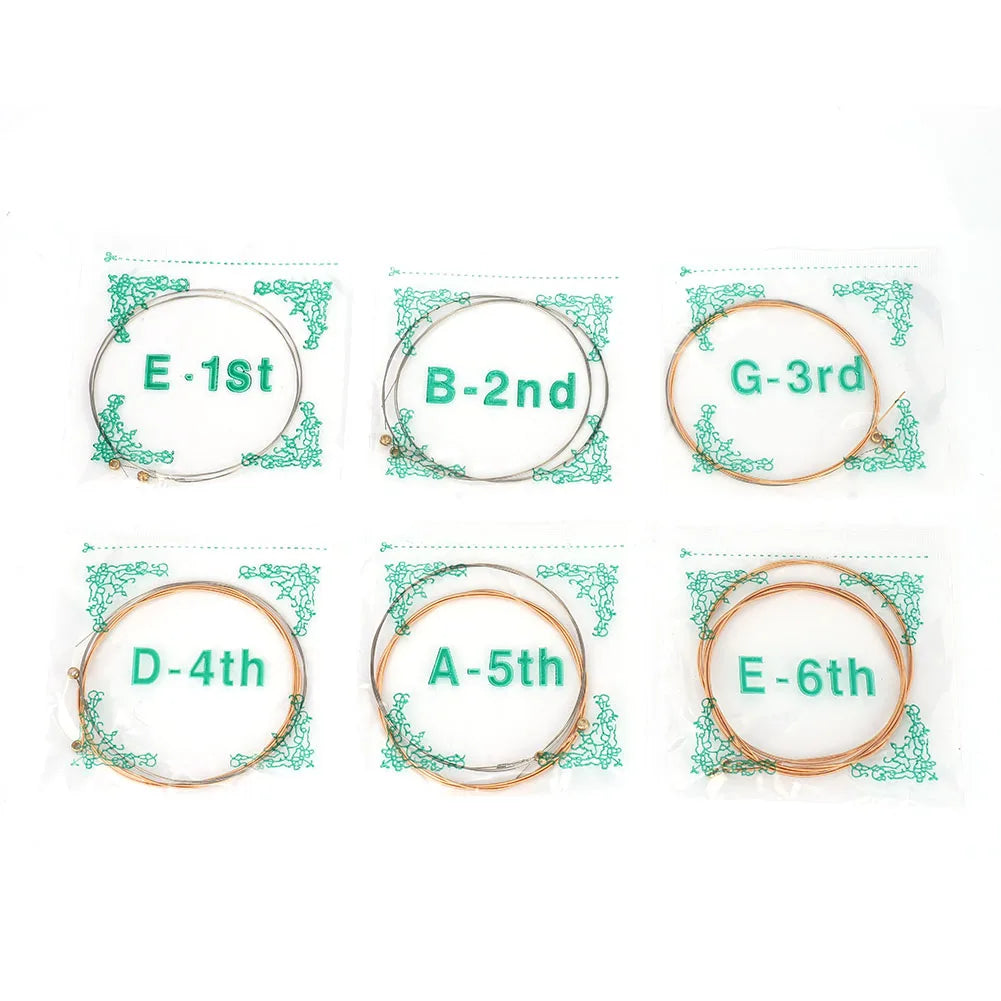 12 String Guitar Strings Guitar Strings High Quality Folk Guitar Strings Replacement Accessories Musical Instrument Part