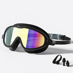 Swim Goggles, Waterproof Anti-Fog Anti-UV Wide View Swimming Goggles for Kids 3-14