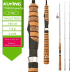 KUYING TETON Spinning Casting Rod For Fishing Lure Rods BFS Pole Carbon 0.8-8g 1-8lb FUJI Parts Baitcaster