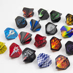 60Pcs Dart Flights, Professional Standard Dart Accessories, Colorful Replacement Flights for Training, Clubs, and Casual Play