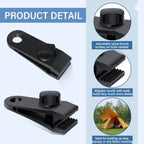 Heavy Duty Tent Clip Tarp Clips Lock Grip Tent Clamps Clamps for Tarps Awnings Camping Car and Swimming Pool Covers