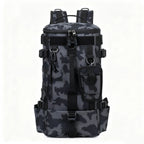 Multifunctional Fishing Backpack Tackle Bag with Rod Holders Fish Equipment Storage Waterproof Wear-resistant Outdoor Sports Bag