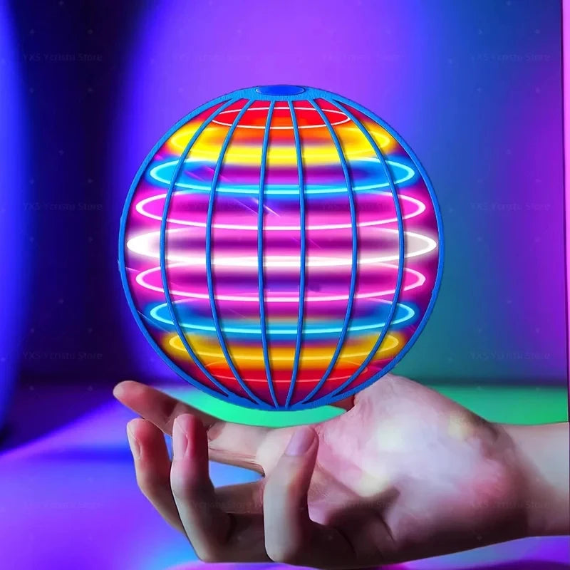 LED Flying UFO Ball, Automatic Spinning Floating Magic Ball, Interactive Sports Toy Gift for Kids