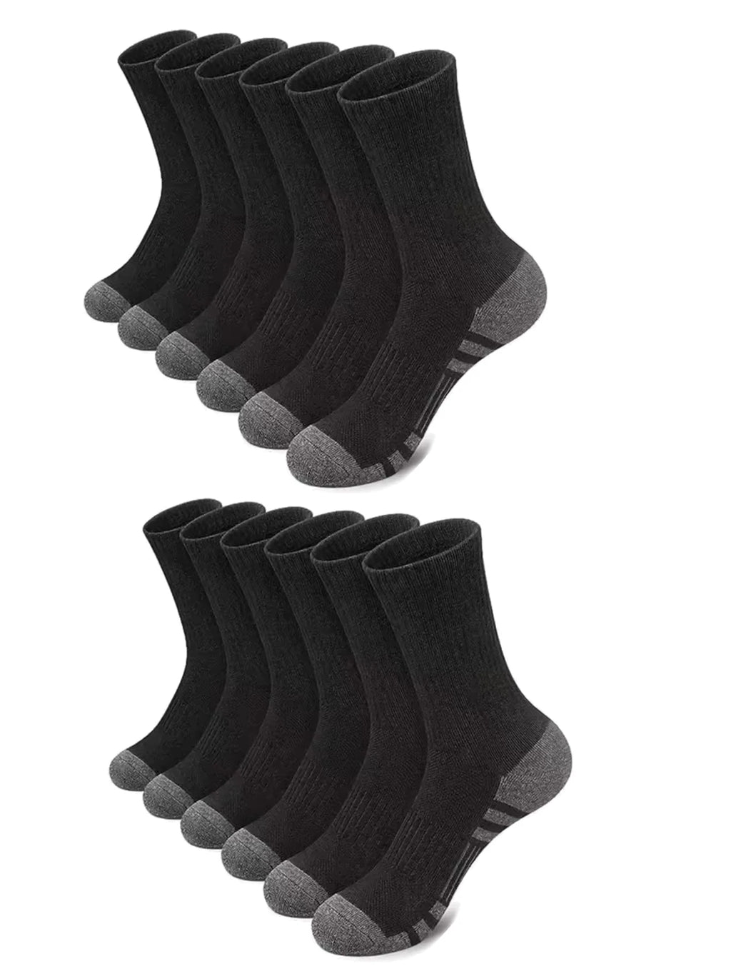 5Pairs Men's Outdoor Gym Socks High Quality Comfortable Soft Ground-Gripping Football Large Size New Style