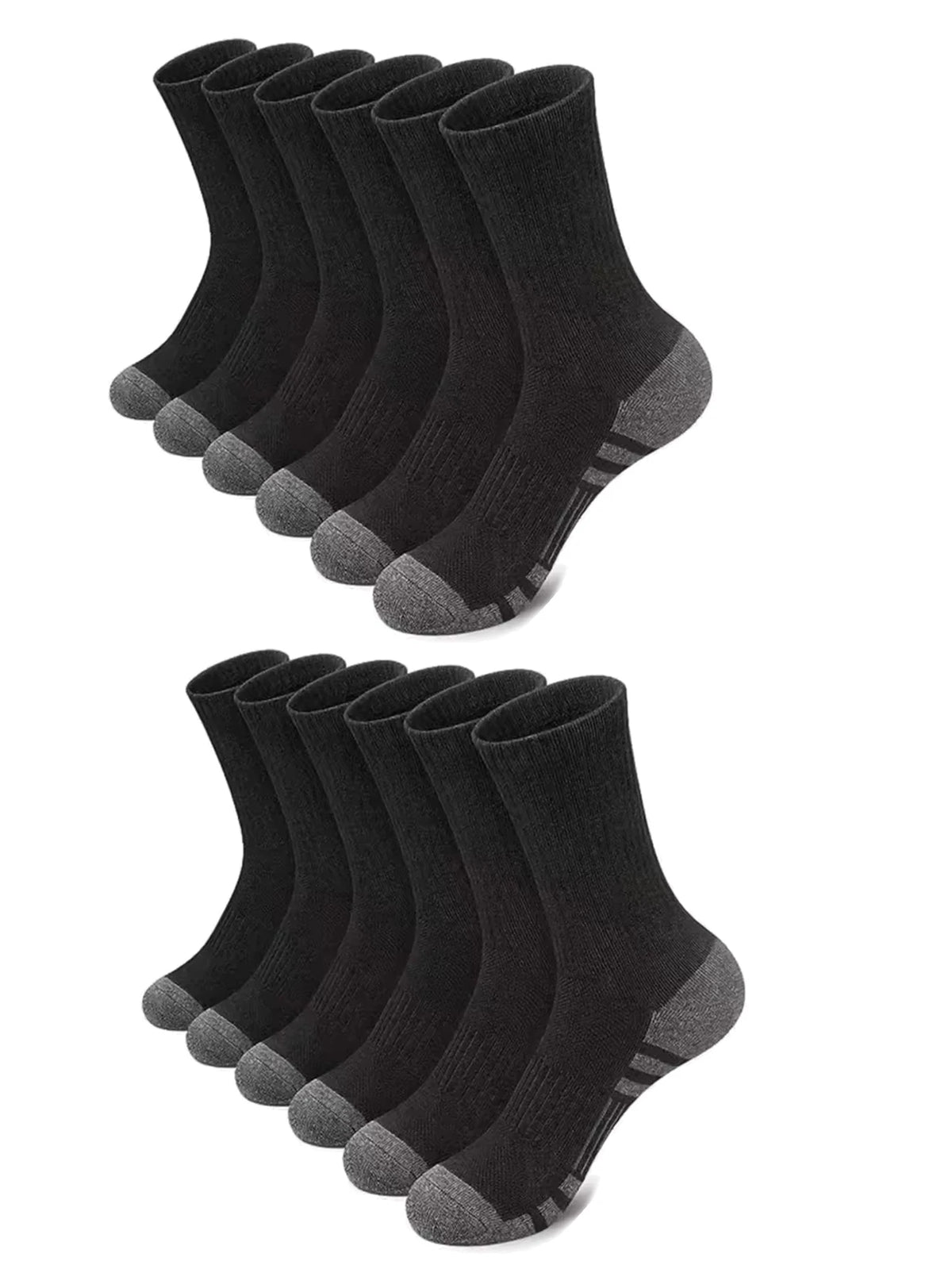 5Pairs Men's Outdoor Gym Socks High Quality Comfortable Soft Ground-Gripping Football Large Size New Style