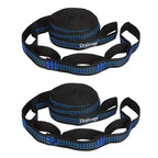 New-2Pcs Special Reinforced Polyester Straps 5Ring High Load-Bearing Barbed Hammock Straps For Outdoor Camping Hammock Straps