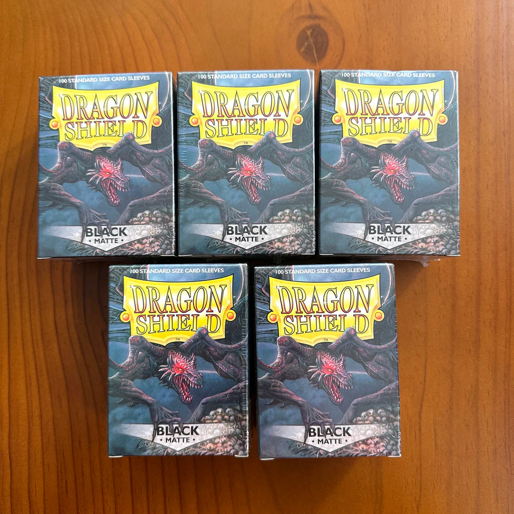 Dragon Shield Card Sleeves 5 Boxes Set - Premium Card Protection for Trading Cards Shipped Directly from US