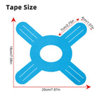 5PCS Sports Kinesiology Tape for Knees Pre-Cut Waterproof Knee Tape for Knee Pain Relief Pre Cut, Original Cotton Athletic Tape