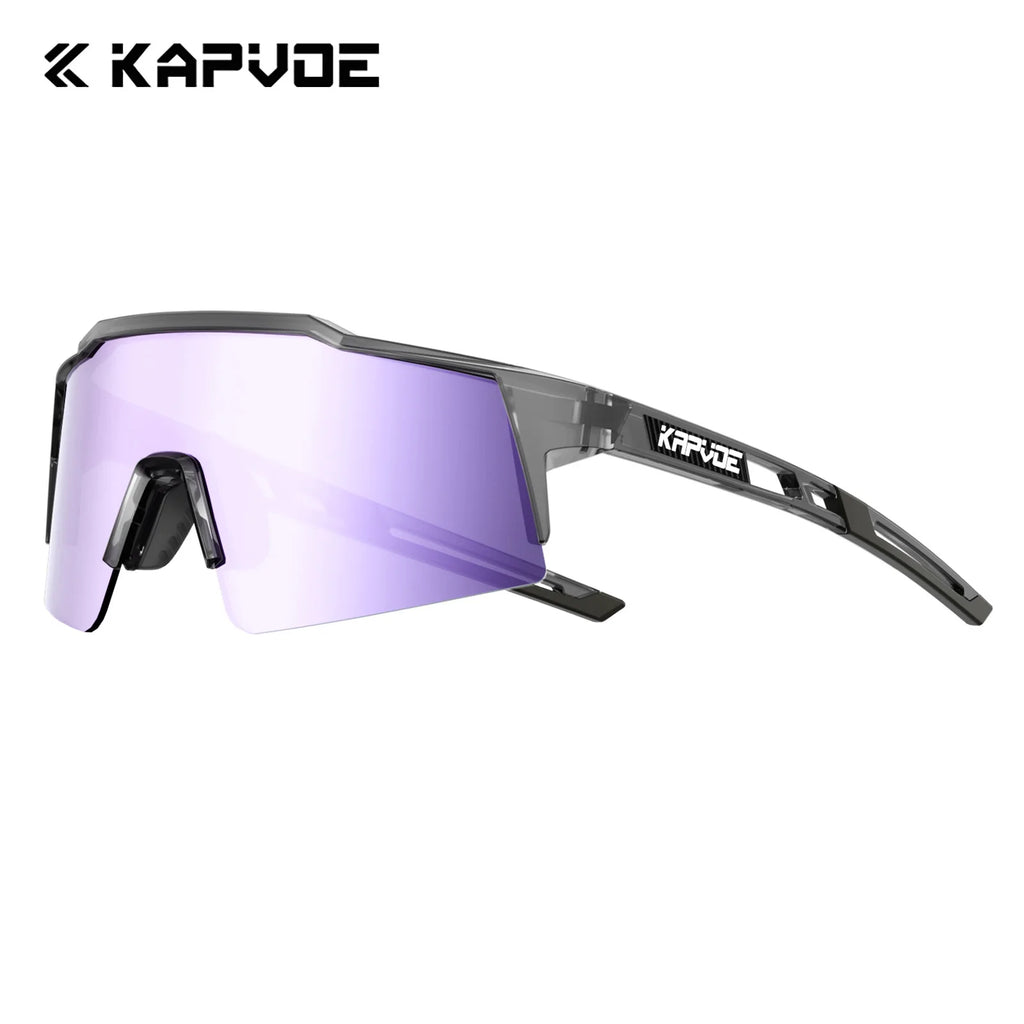 Kapvoe Bike Sunglasses Cycling Glasses for Man MTB Goggles Women Outdoor Camping Hiking Sports  UV400 Riding Bicycle Eyewear