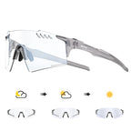 SCVCN Photochromic Bike Cycling Glasses UV400 Bicycle Riding Eyewear Sports MTB Outdoor Sports Golf Camping Driving Eyepieces