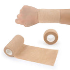 Sports Fixing Finger Wrist Leg 5 Pcs 2.5/5/7.5/10cm Self Adhesive Elastic Bandage Cohesive Non-woven Wraps Tape Disposable