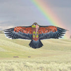 1.1m Eagle Kite With 30 Meter Kite Line Large Eagle Flying Bird Kites Children Gift Family Trips Garden Outdoor Sports DIY Toy