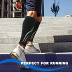 1 Pair Calf Compression Sleeves for Men & Women (20-30 MmHg), Leg Compression Sleeve Footless Compression Socks