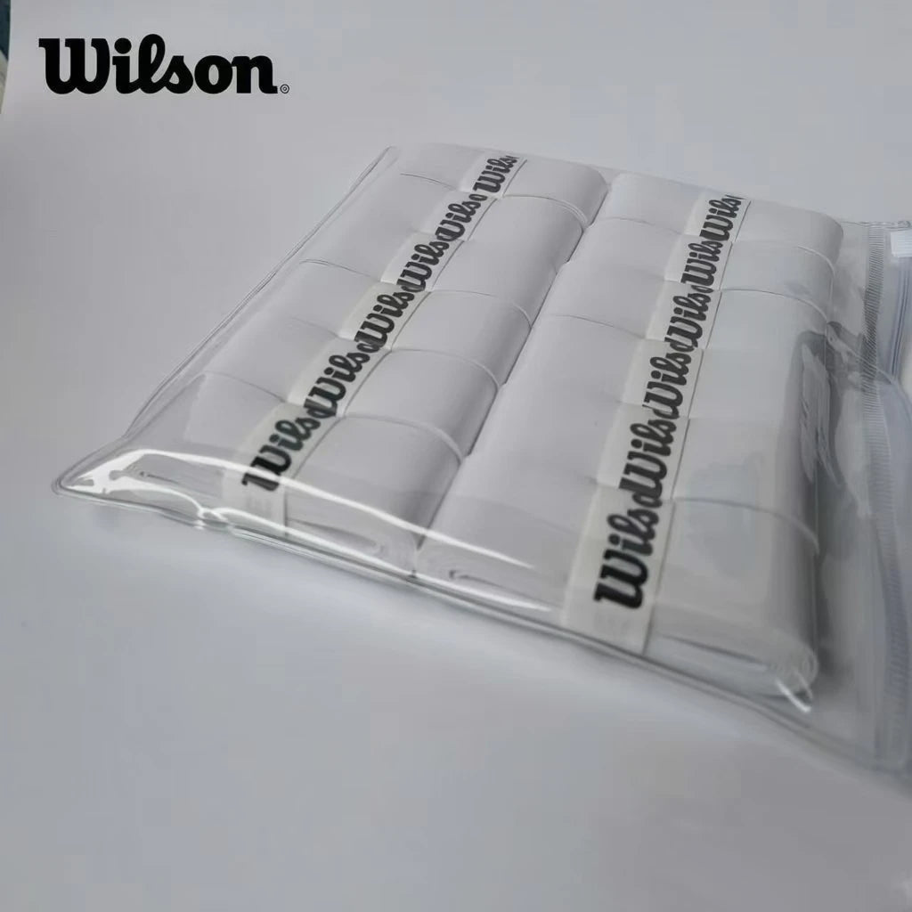 WILSON Tennis Racket Overgrip Sweat Band Absorption Grip PU Badminton Racket Handle Grip Tennis Griptape Padel Racket Grip