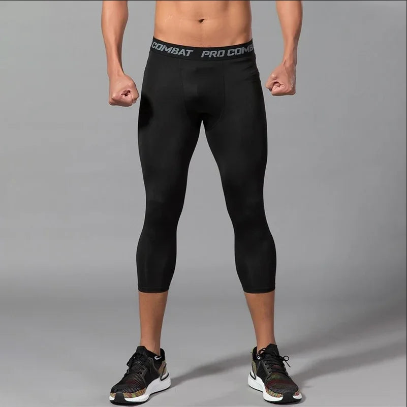 2026 Men's Workout Shorts Running Tights Gym Leggings Tights for Men Yoga Pants Compression Exercise Pant for Men Cycling Tights