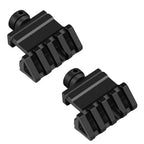 Tactical 45 Degree Rail Mount Offset 4 Slots 21mm Picatinny Side Rail for Flashlights Red Dot Sight Optics Mount