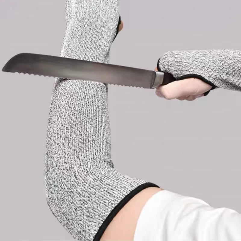 Anti-Cut Safety Sleeves Cutting Resistant Arm Puncture Gloves Breathable Protector Household Arm Guard Bracers