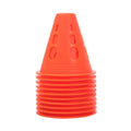Sports Cones, 10 Pack Sports Cones Training Cones Traffic Cones Roller Skating Obstacle Training Agility Marker Cones 24BD