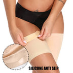 1Pair Nylon Thigh Brace Elastic Anti-Chafing Thigh Compression Sleeve Unisex Non-Slip Upper Leg Wraps Support for Sport